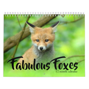 Fabulous Foxes 2026 Calendar