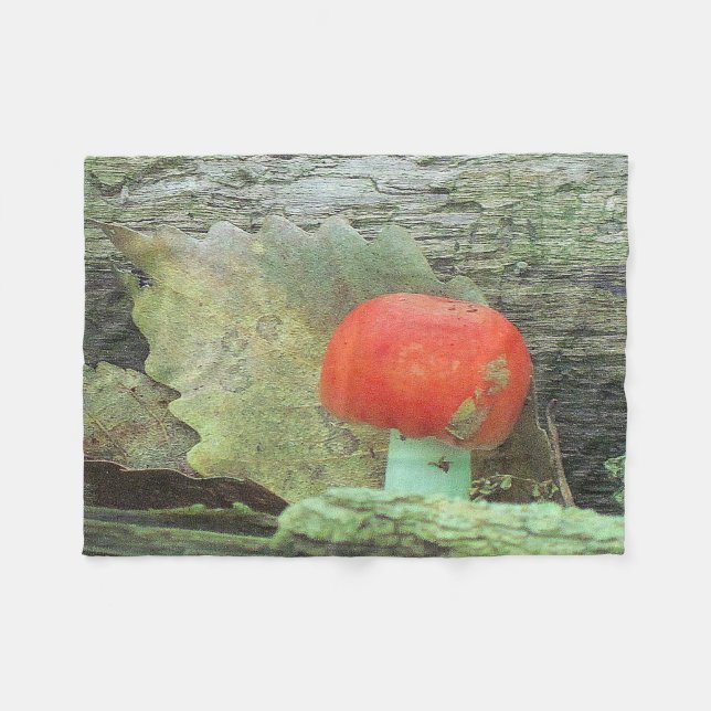 Fabulous Fungi Fleece Blanket (Front (Horizontal))