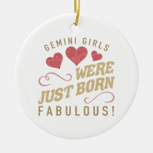 Fabulous Gemini For Women Ceramic Tree Decoration