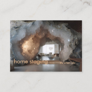 Fabulous Geode Home Staging Business Card