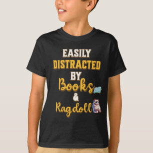 Fabulous gift for those who love books and cats T-Shirt