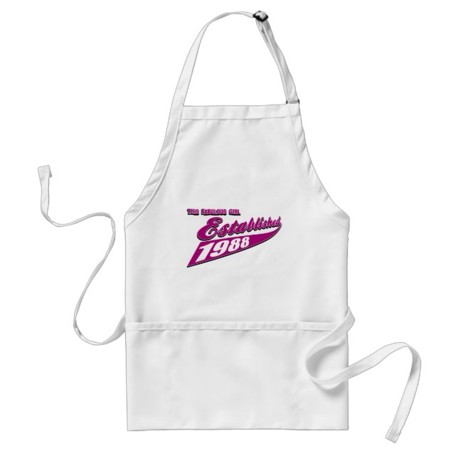 Fabulous Girl established 1988 Standard Apron (Front)
