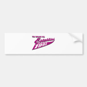 Fabulous Girl established 1992 Bumper Sticker