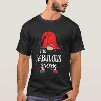 Fabulous Gnome Buffalo Plaid Matching Family Chris T-Shirt