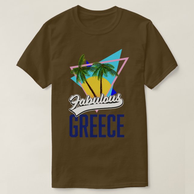 Fabulous Greece retro T-Shirt (Design Front)