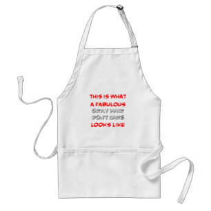 fabulous grey hair standard apron