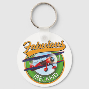 fabulous Ireland travel patch. Keychain Classic Ro