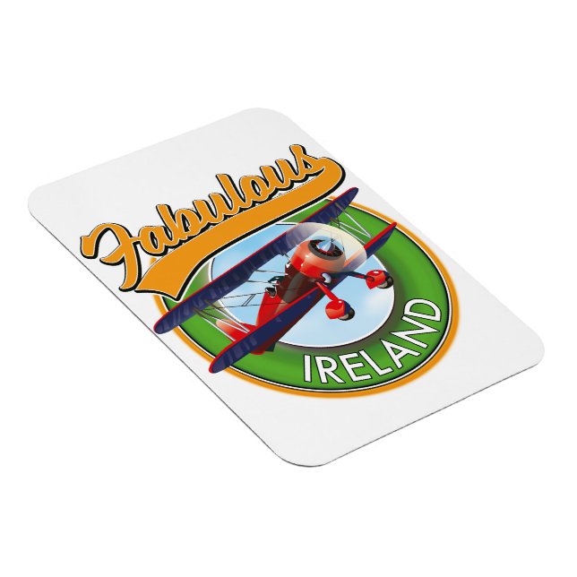 fabulous Ireland travel patch. Magnet (Right Side)