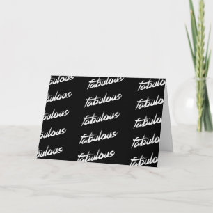 "FABULOUS" IS HOW "OUR CHRISTMAS" WILL BE HOLIDAY CARD