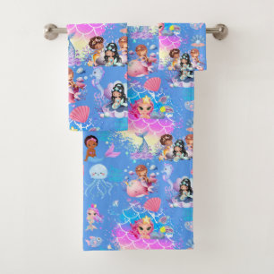 Fabulous Mermaid Life Bath Towel Set
