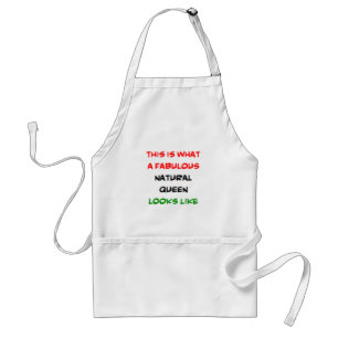 fabulous natural queen standard apron