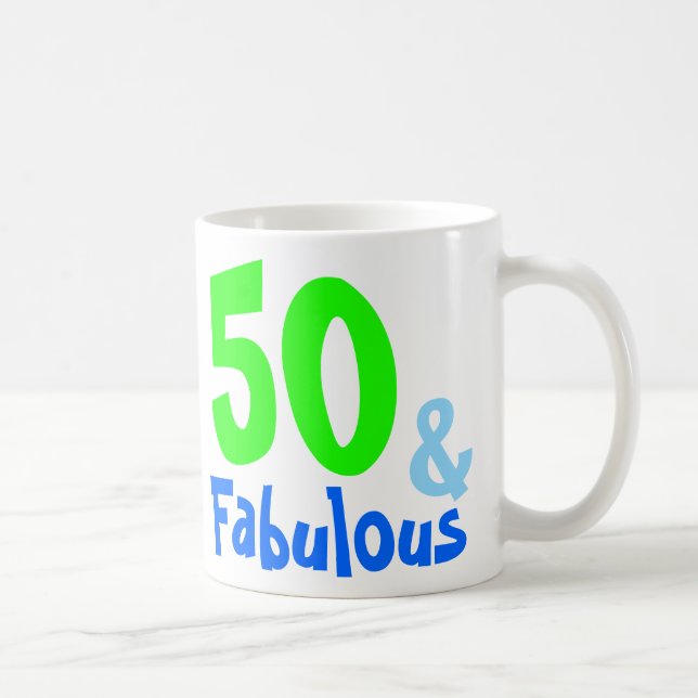 Fabulous Neon Birthday Coffee Mug (Right)