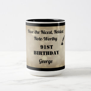 Fabulous Personalised 91st Birthday Mug