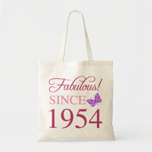 Fabulous Since 1954 70th Birthday Tote Bag