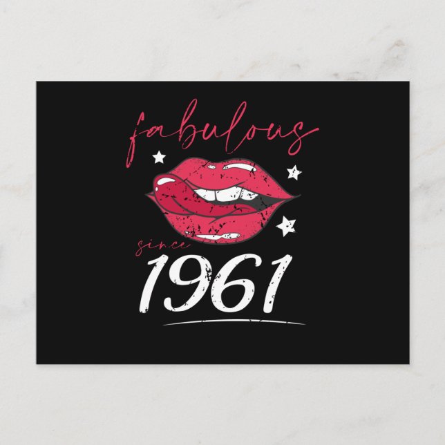 Fabulous since 1961 postcard (Front)