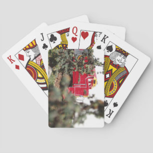 Fabulous Train in the Trees Playing Cards
