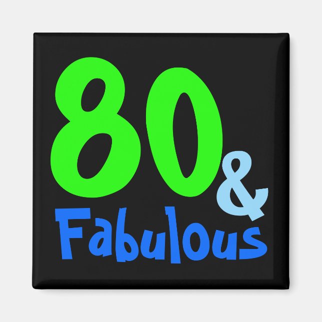 Fabulous Tropical Birthday Magnet (Front)