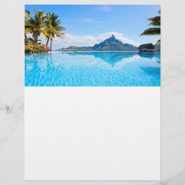 Fabulous tropical seascape flyer (Front)