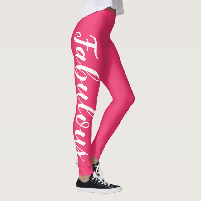 Fabulous Typography Leggings (Right)
