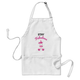 Fabulous Unicorn Gay Pride Stay Fabulous Unicorn Standard Apron