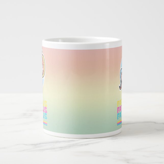 Fabulous Unicorn Large Coffee Mug (Front)