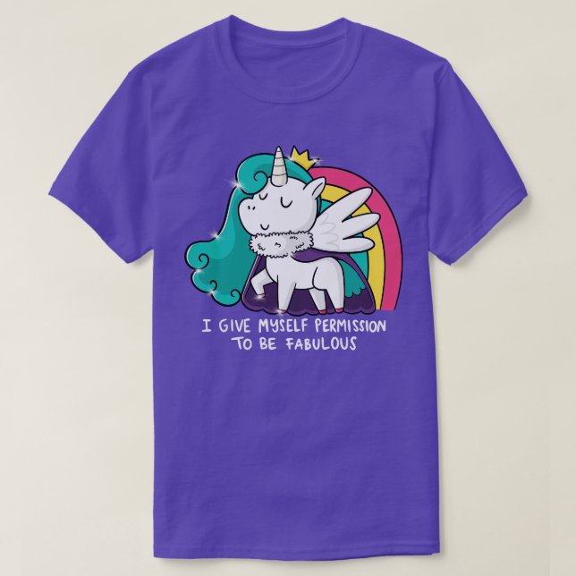 Fabulous Unicorn T-Shirt (Design Front)