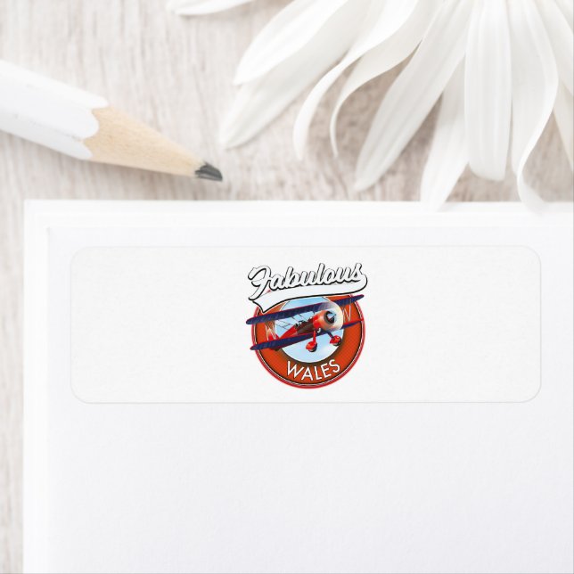 Fabulous Wales  retro style travel patch Metal Pri (Insitu)