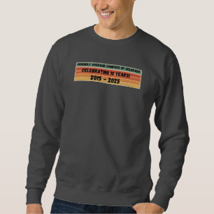 FAC 10 year grey sweatshirt