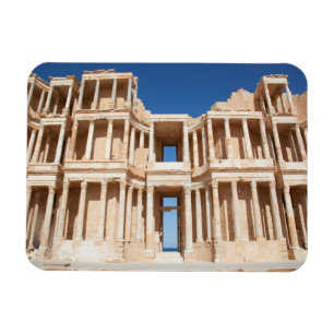 Facade And Stage Of Roman Amphitheatre Magnet