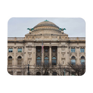 facade of landmark milwaukee public library magnet