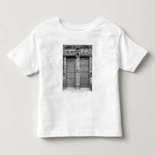 Facade of Notre-Dame, left portal, Paris Toddler T-Shirt