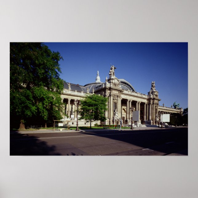 Facade of the Grand Palais Poster (Front)