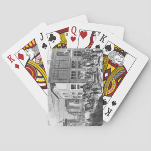 Facade of the Hotel Drouot, Paris, c.1852 (engravi Playing Cards