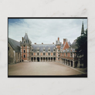 Facade of the Louis XII Wing, 1498-1503 Postcard