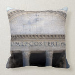 Facade of the Pantheon in Rome, Italy Cushion<br><div class="desc">Facade of the Pantheon in Rome,  Italy. | Mel Curtis | AssetID: 97659549</div>