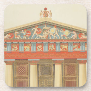 Facade of the Temple of Jupiter at Aegina (323-27 Coaster