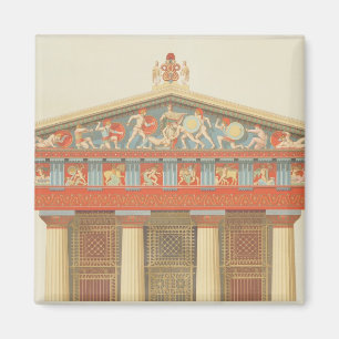 Facade of the Temple of Jupiter at Aegina (323-27 Magnet