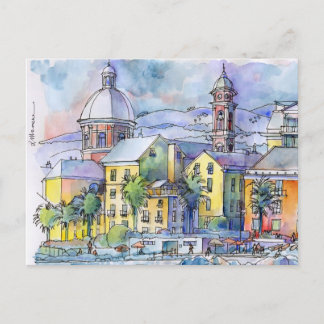 Facciate dipinte postcard