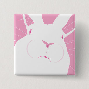 FACE 2 15 CM SQUARE BADGE