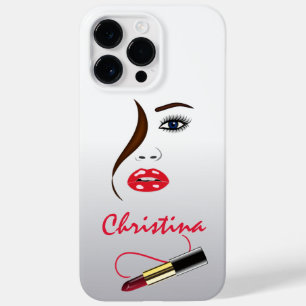 Face and Lipstick Kiss Mirror Xtreme Case-Mate iPhone 14 Pro Max Case