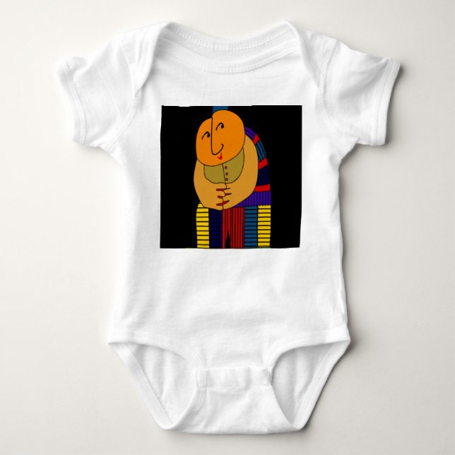 face baby bodysuit (Front)