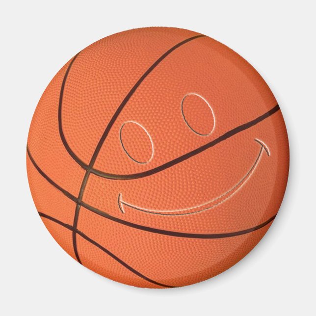 FACE BASKETBALL MAGNET (Front)