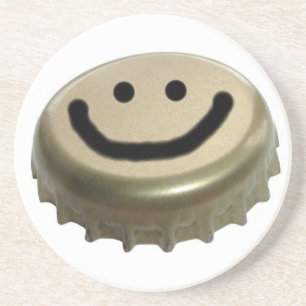 Face Beer Bottle Cap Coaster