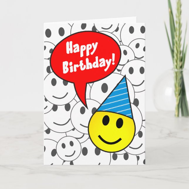 Face Birthday Card (Front)
