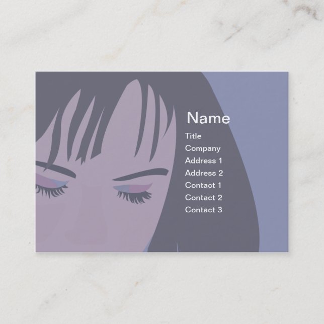 Face - Chubby Business Card (Front)