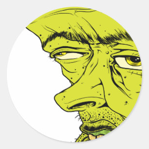 Face Classic Round Sticker