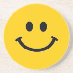 Face Coaster (Customisable)<br><div class="desc">Customisable background colour.</div>