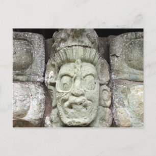 face copán postcard