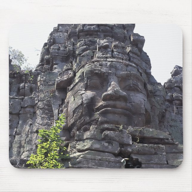 Face detail of the West Gate-Tower Gopuram), Mouse Pad (Front)
