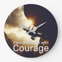 Face difficulties with courage success will follow